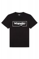 T-shirt WRANGLER frame logo svart