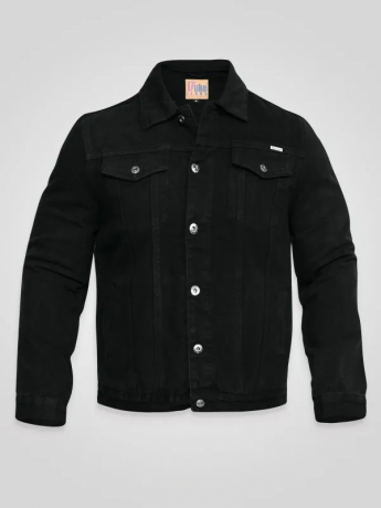 Jeansjacka Trucker Svart