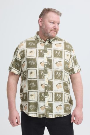 Viskosskjorta BLEND 1160 Dusty Olive