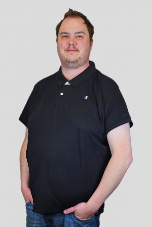 Pikétröja MARINE 457 Svart