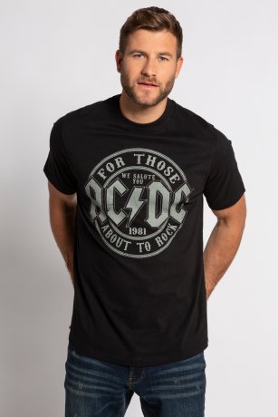 T-shirt AC/DC Large print 268 JP1880 Svart