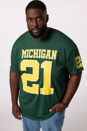 T-shirt 'Michigan 21' STHUGE Grön