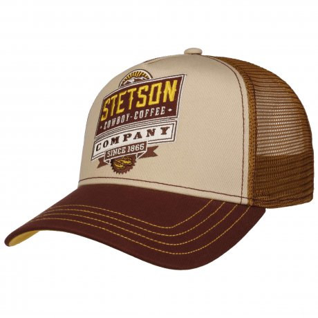 Trucker Cap STETSON Barista Company Brun/beige