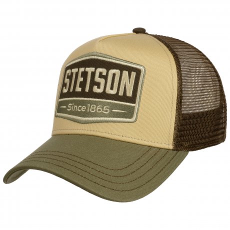 Trucker Cap STETSON Gasoline Grön/beige
