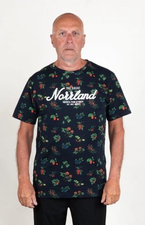 T-shirt Great Norrland Berry Black