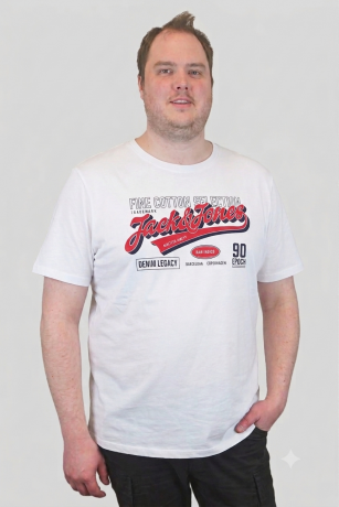 T-shirt LOGO 2 COL AW26 Vit