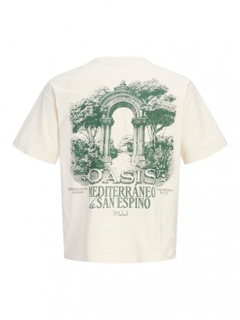 T-shirt ATOCHA SKETCH BACK Antique White