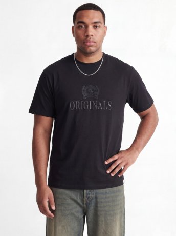 T-shirt FREDERIKSBERG MONOGRAM Svart