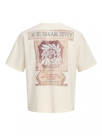 T-shirt SALAMANCO BACKPRINT Antique White