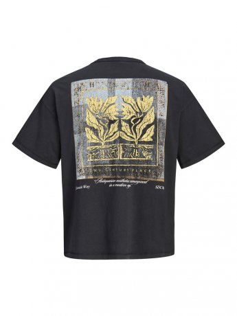 T-shirt SALAMANCO BACKPRINT Svart