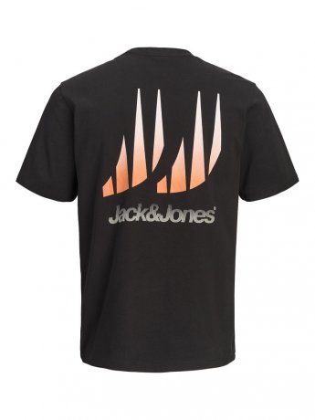 T-shirt ECHO GRAPHIC BACKPRINT Svart