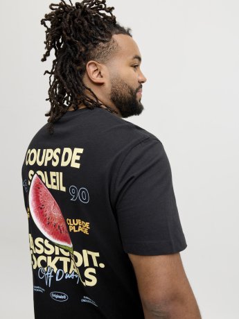 T-shirt RIVIERA VINTAGE Svart