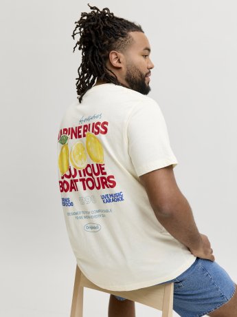 T-shirt RIVIERA VINTAGE Antique White