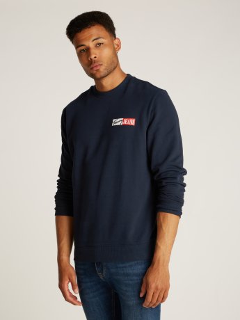 Tröja TOMMY Graphic Dark Navy Night