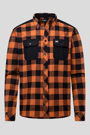 Vildmarksskjorta flanell P4H Orange