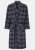 Morgonrock flanell 187 Marin/rutig