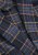 Morgonrock flanell 187 Marin/rutig