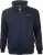 Zip-tröja med krage MARINE 452 svart