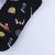 Bomullsstrumpa SQRTN ICONS BLACK