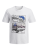 T-shirt TRACK SKULL Bright White