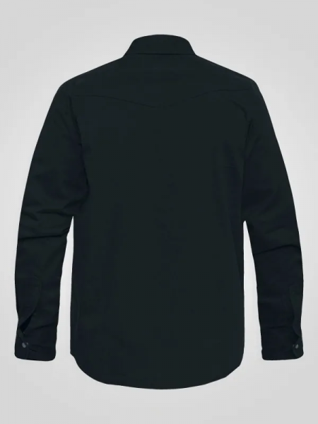 Western - Svart jeansskjorta