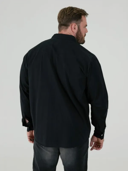 Western - Svart jeansskjorta