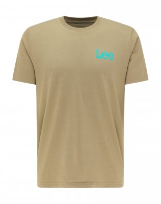 T-shirt WOBBLY LEE Brindle green