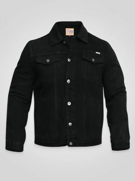 Jeansjacka Trucker Svart