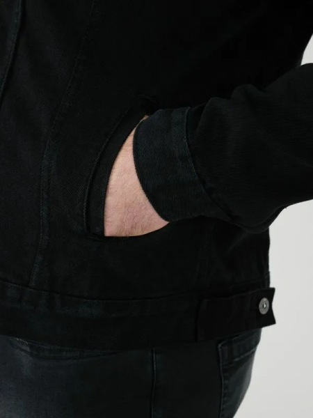 Jeansjacka Trucker Svart