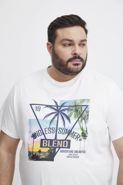 T-shirt BLEND 6918 Snow White
