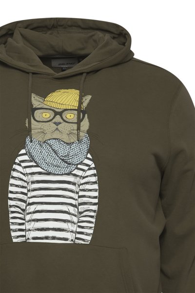 Huvtröja BLEND 6924 Forest Night