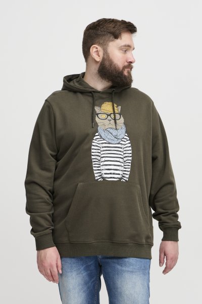 Huvtröja BLEND 6924 Forest Night