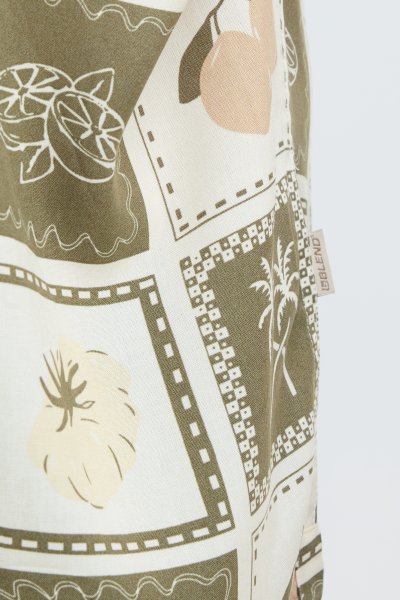 Viskosskjorta BLEND 1160 Dusty Olive