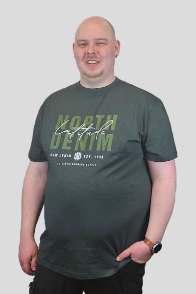 T-shirt NORTH LATITUDE 335 Dark Dust Green