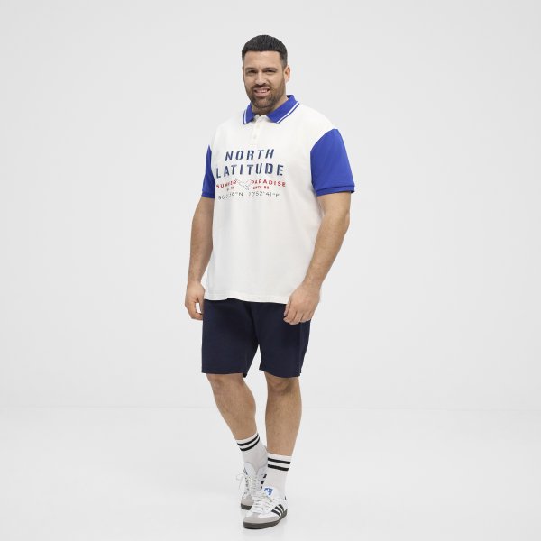 Pikétröja NORTH LATITUDE 118 Vit