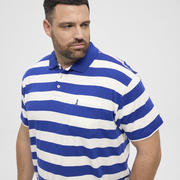 Pikétröja NORTH LATITUDE 120 Cobolt blue