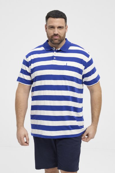 Pikétröja NORTH LATITUDE 120 Cobolt blue