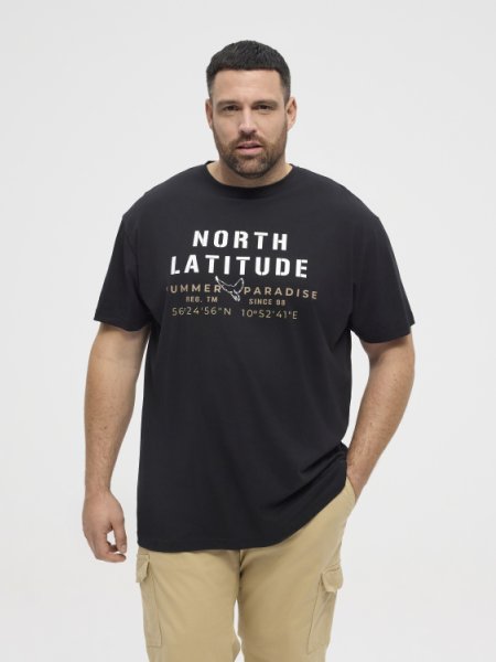 T-shirt NORTH LATITUDE 126 Svart