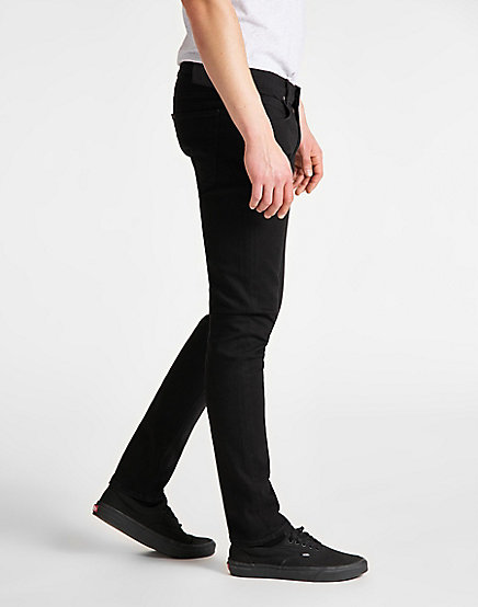 Jeans LEE Luke clean black 36" längd