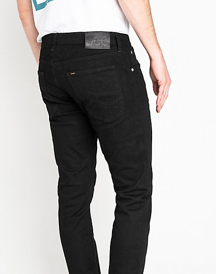 Jeans LEE Luke clean black 36" längd