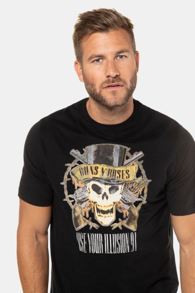 T-shirt Skull Print Guns'n Roses 625 JP1880 Svart