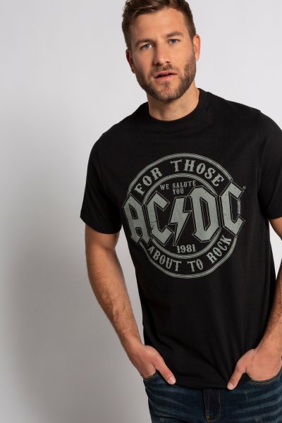 T-shirt AC/DC Large print 268 JP1880 Svart