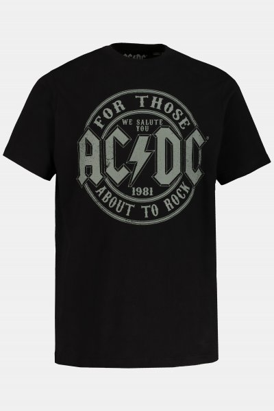 T-shirt AC/DC Large print 268 JP1880 Svart