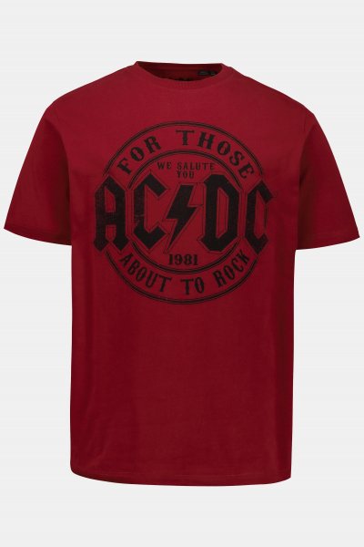 T-shirt AC/DC Large print 268 JP1880 Röd