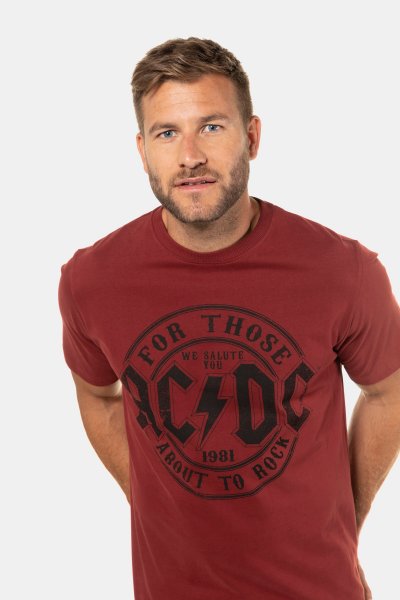 T-shirt AC/DC Large print 268 JP1880 Röd