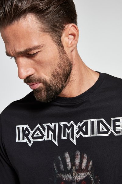 T-shirt Iron Maiden 5130 JP1880 Svart
