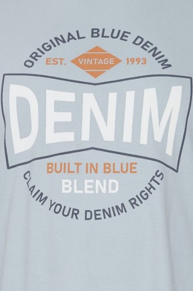 T-shirt BLEND 5301 dusty blue