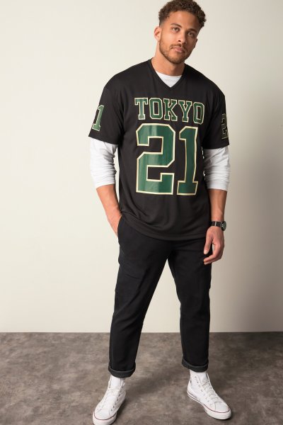 T-shirt 'Tokyo 21' STHUGE Svart