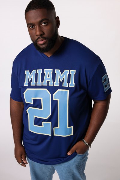 T-shirt 'Miami 21' STHUGE Blå
