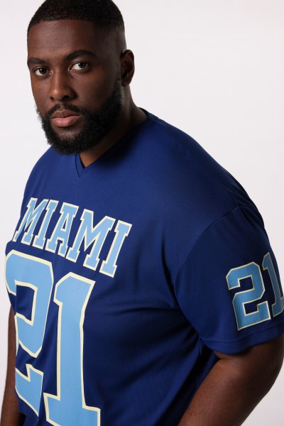 T-shirt 'Miami 21' STHUGE Blå